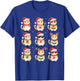 Cat Christmas Lights Funny Cats Lover Animal Pajama T-Shirt - T-Shirt | Royal