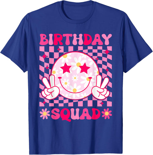 Birthday Squad Matching Birthday Family Group Bday Flower