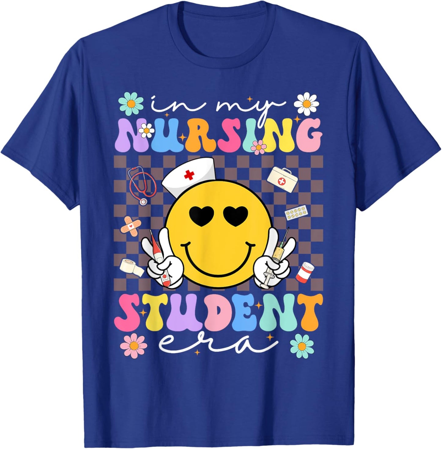 In My Nursing Student Era Future Nurse Nursing School T-Shirt - T-Shirt | Royal