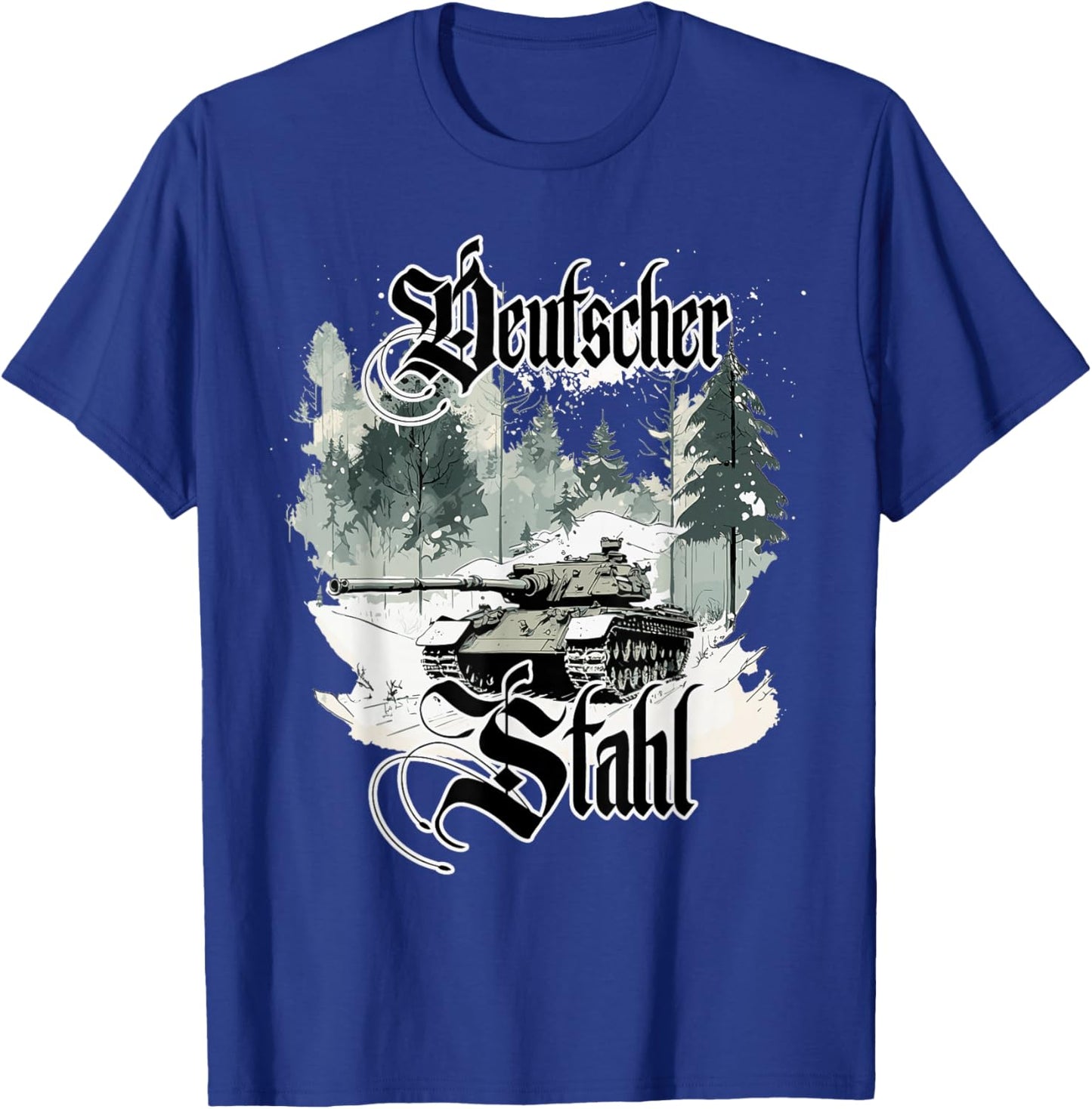 German steel Tiger tank Legendary tanks WWII soldiers T-Shirt - T-Shirt | Royal