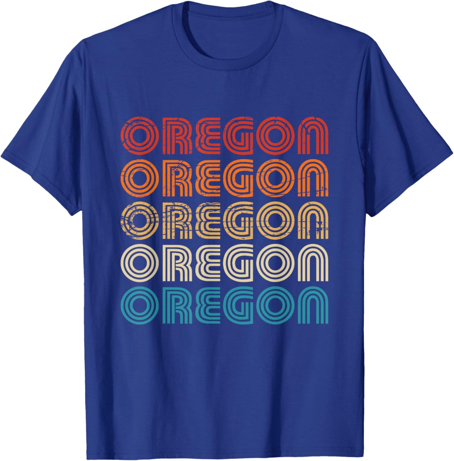 Oregon State Retro Vintage Women Youth T-Shirt - T-Shirt | Royal