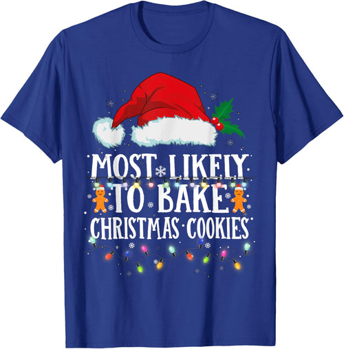 Matching Christmas PJS Most Likely To Bake Christmas Cookies