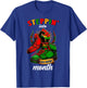 Stepping Into Black History Month Afro American T-Shirt - T-Shirt | Royal