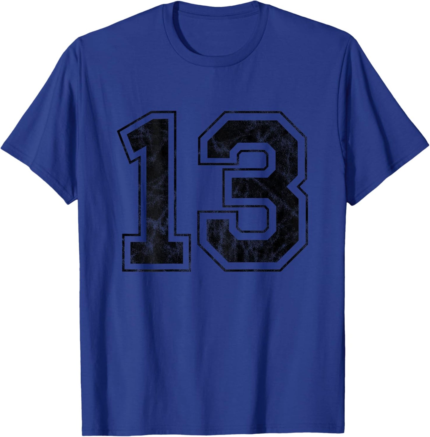 Number 13 on the back T-Shirt - T-Shirt | Royal