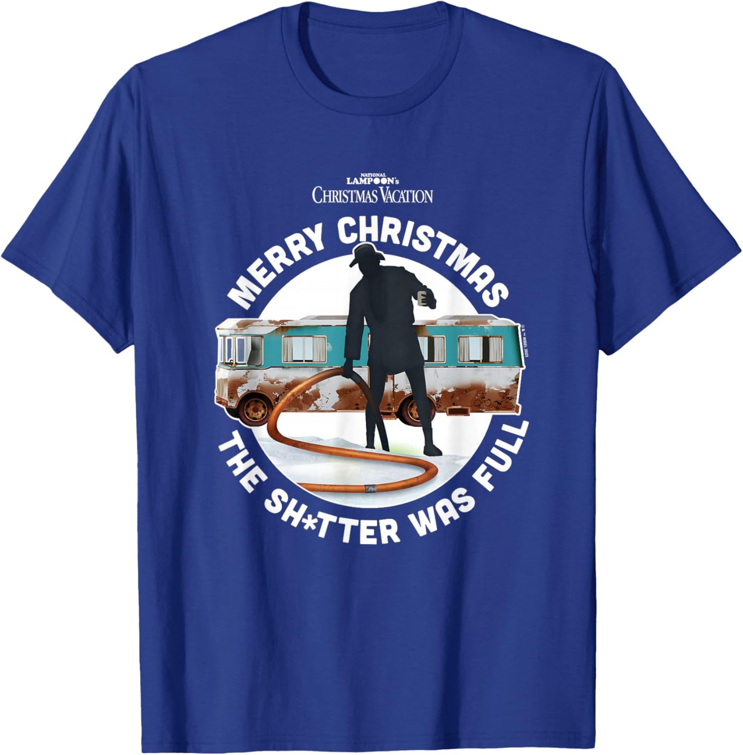 National Lampoon's Christmas Vacation - The Shitter was Full T-Shirt - T-Shirt | Royal