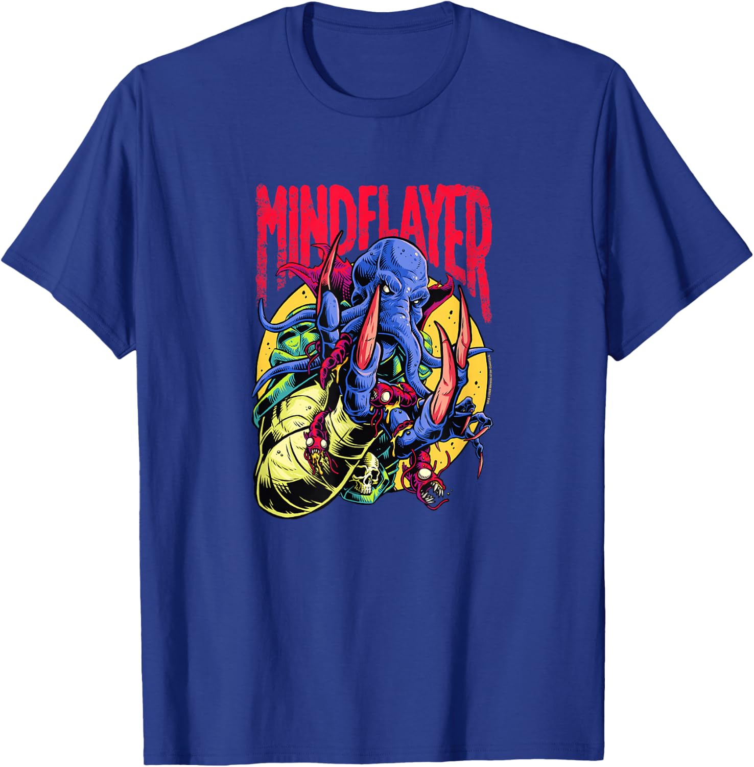 Dungeons & Dragons Mindflayer Monster Claws Out T-Shirt - T-Shirt | Royal