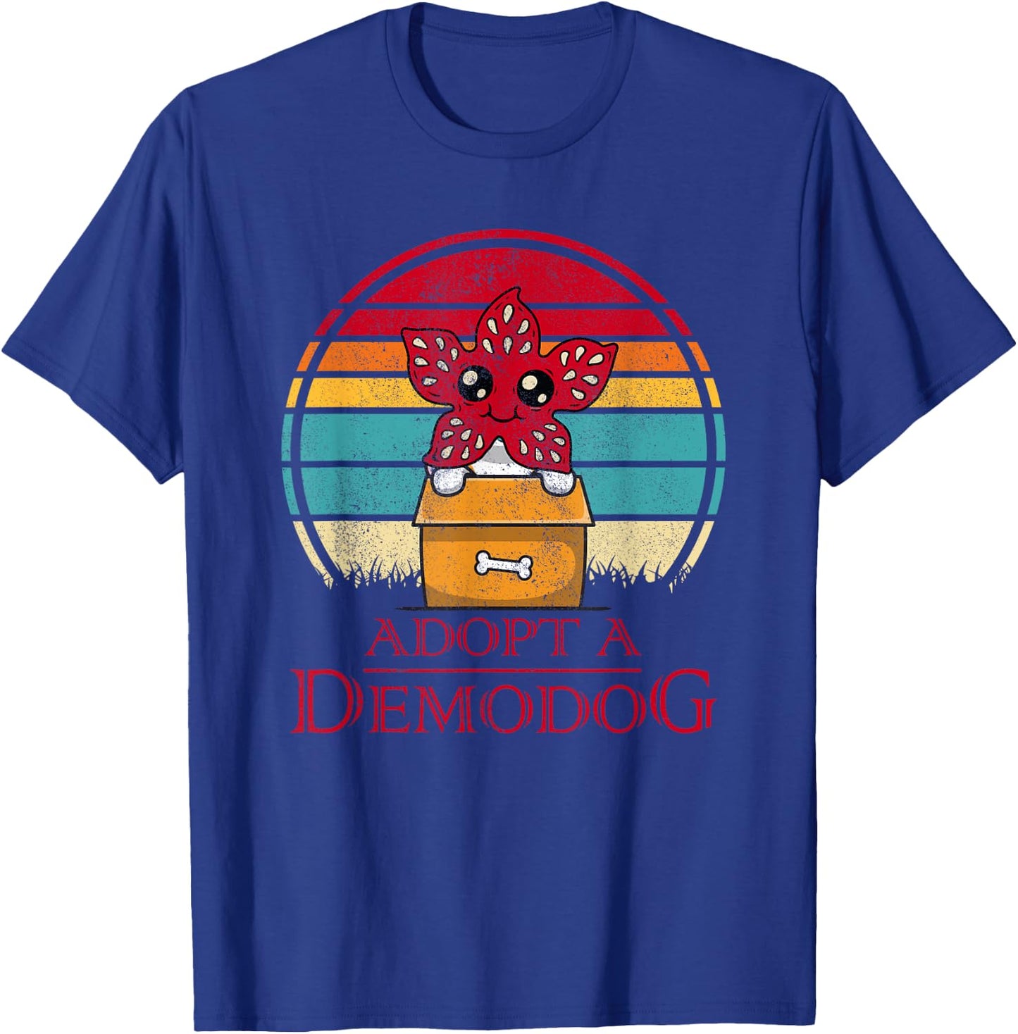 Adopt a Demodog Funny Dog Lovers T-Shirt - T-Shirt | Royal