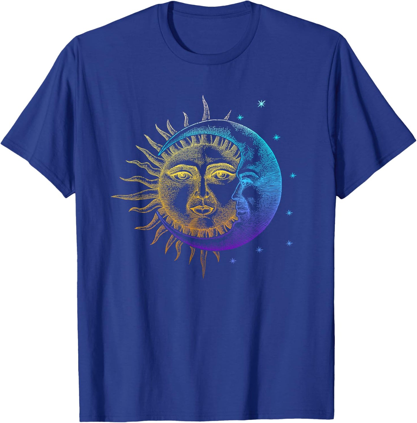 Live By The Sun Love By The Moon Spirituality Gift Bohemian T-Shirt - T-Shirt | Royal