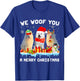 Funny Merry Woofmas American Eskimo Christmas Ornaments T-Shirt - T-Shirt | Royal