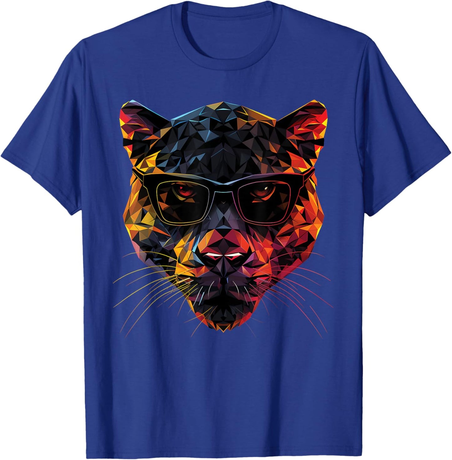 Panther Dad Mom Cool Sunglasses - Panther T-Shirt - T-Shirt | Royal