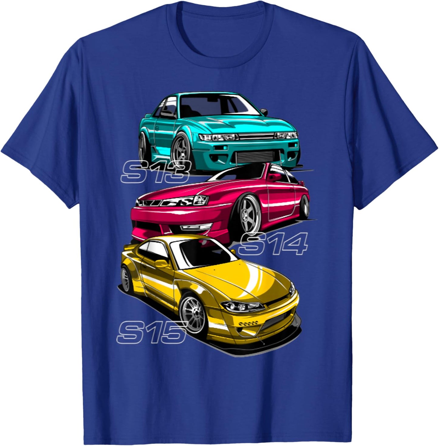 Silvia s13 s14 s15 lover sport car T-Shirt - T-Shirt | Royal