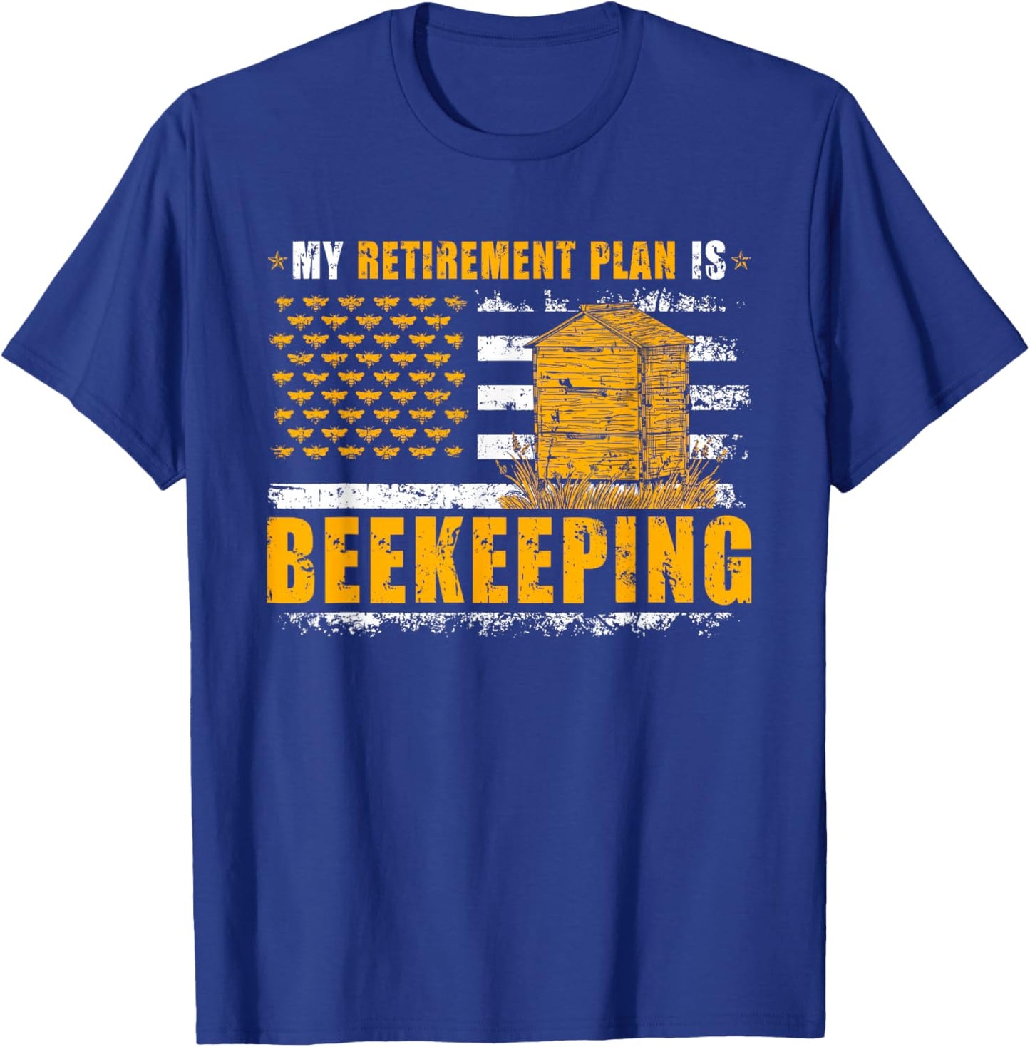 Honey Beekeeping Beekeeper My Retirement Plan Is Beekeeping T-Shirt - T-Shirt | Royal