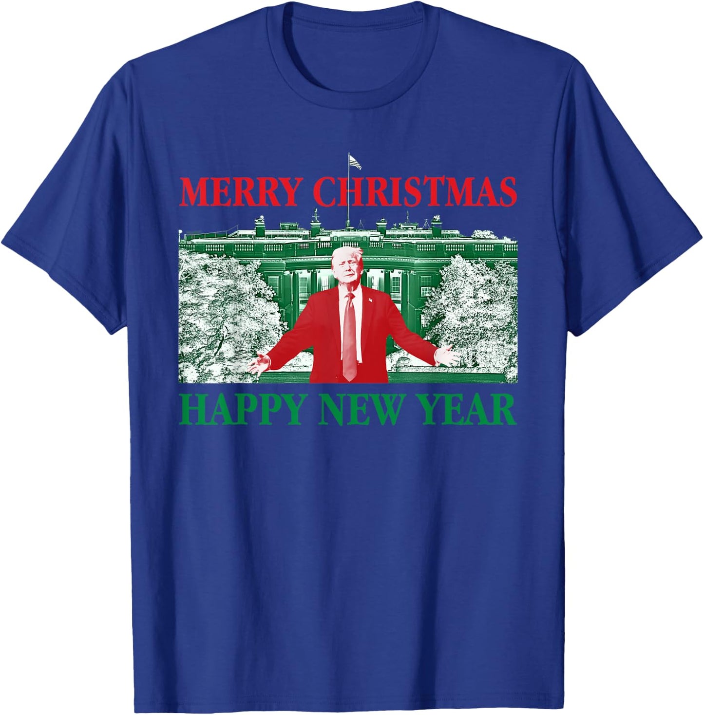 47th President Merry Christmas Xmas Happy New Year 2025 2026 T-Shirt - T-Shirt | Royal