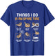 Quail Bird Lover Things I Do In My Spare Time Animal Quails T-Shirt - T-Shirt | Royal