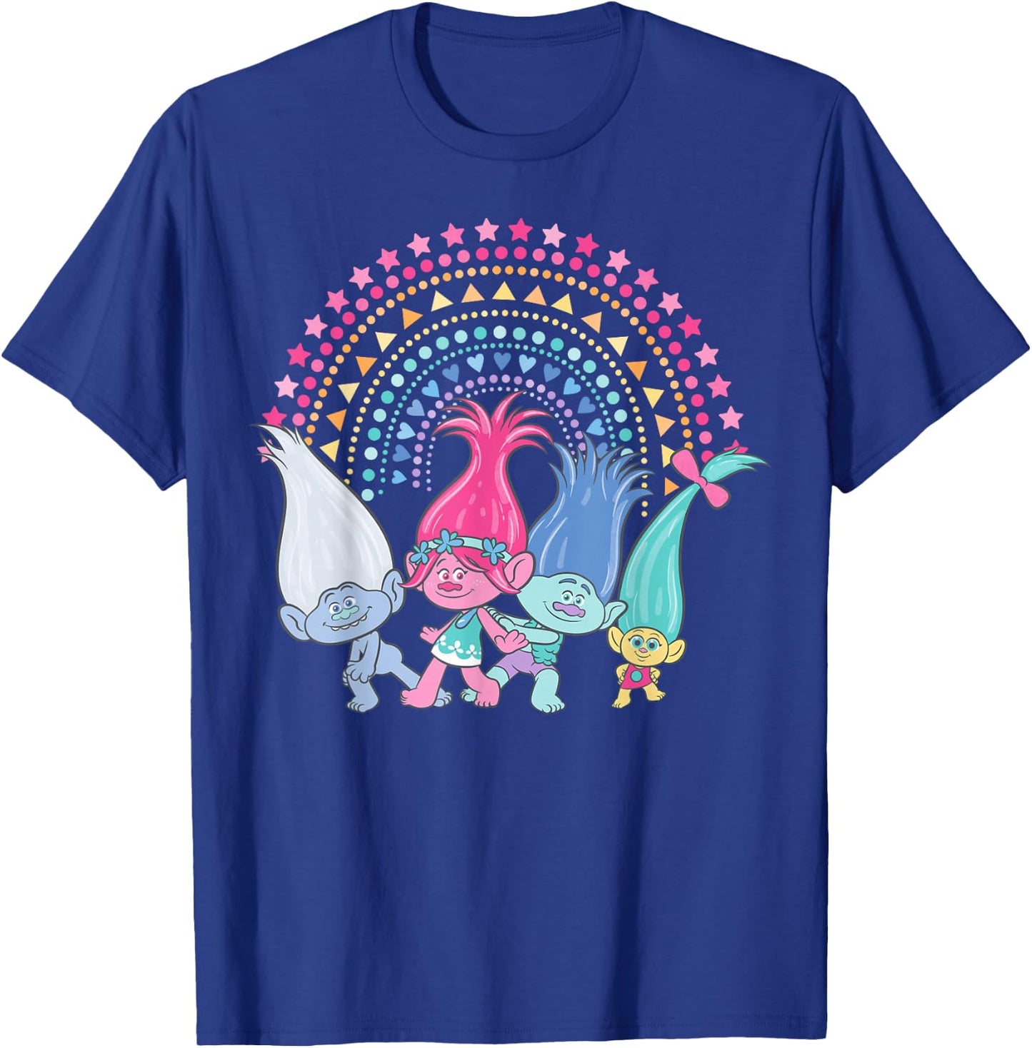 DreamWorks Trolls Rainbow Trolls T-Shirt - T-Shirt | Royal
