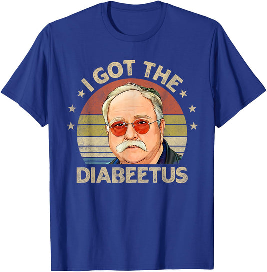 Retro I Got The Diabeetus Funny Diabetes Type 1 2 Awareness T-Shirt - T-Shirt | Royal