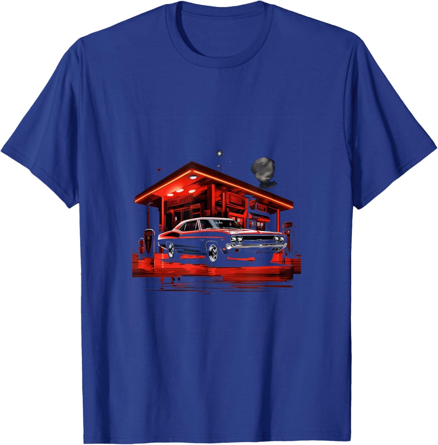 Muscle Car Classic Car Vintage T-Shirt - T-Shirt | Royal