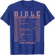 Funny Bible Emergency Numbers Gift Men Women Cool Christian T-Shirt - T-Shirt | Royal