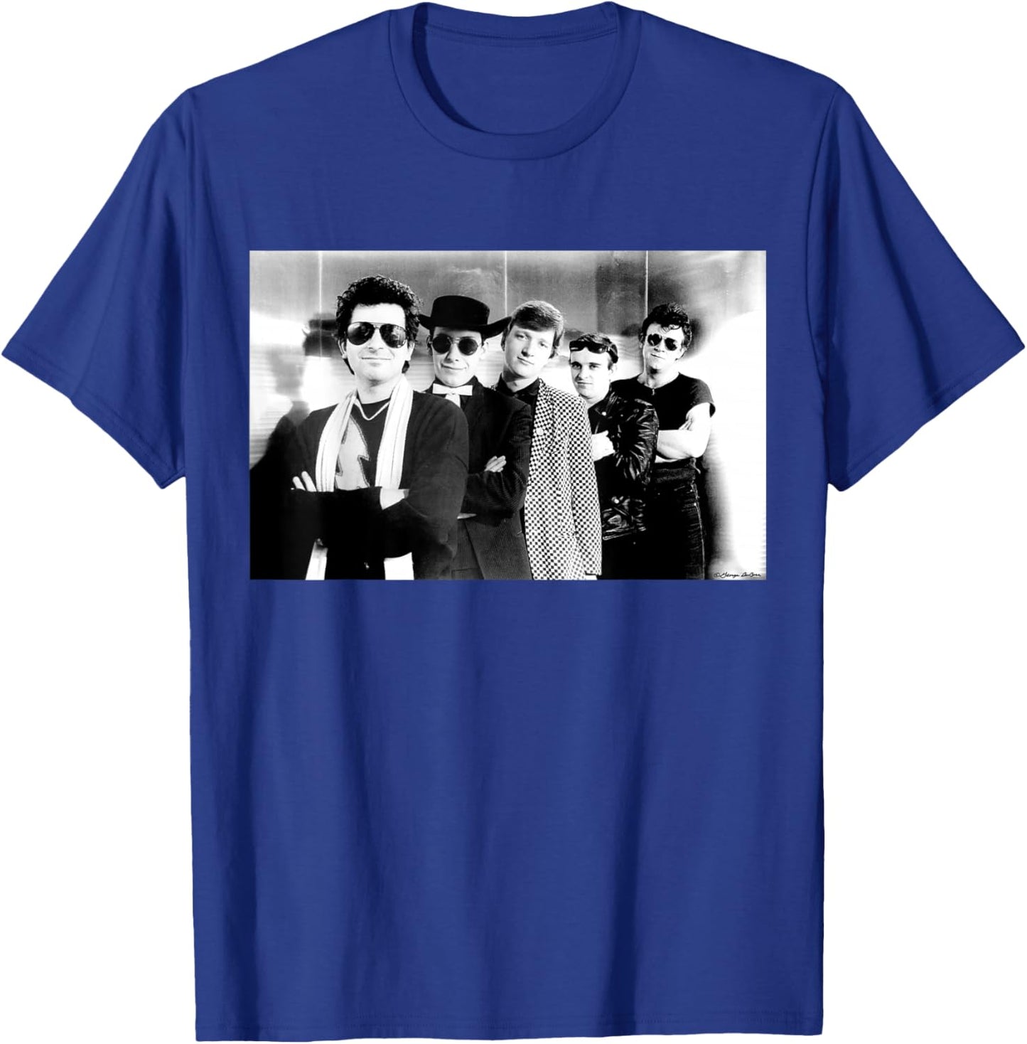 Squeeze Rock Band Publicity Shot By George DuBose T-Shirt - T-Shirt | Royal