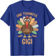 Thanksgiving Turkey - One Thankful Gigi T-Shirt - T-Shirt | Royal
