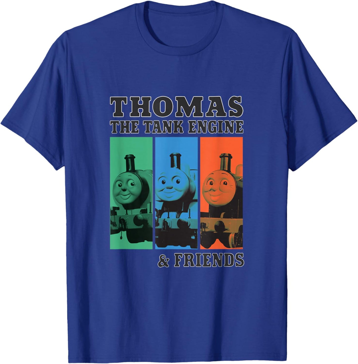 Thomas & Friends - Thomas The Tank Engine & Friends Grid T-Shirt - T-Shirt | Royal