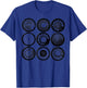 Vintage Rotary Dial Collection Retro Dial Rotary Phone T-Shirt - T-Shirt | Royal