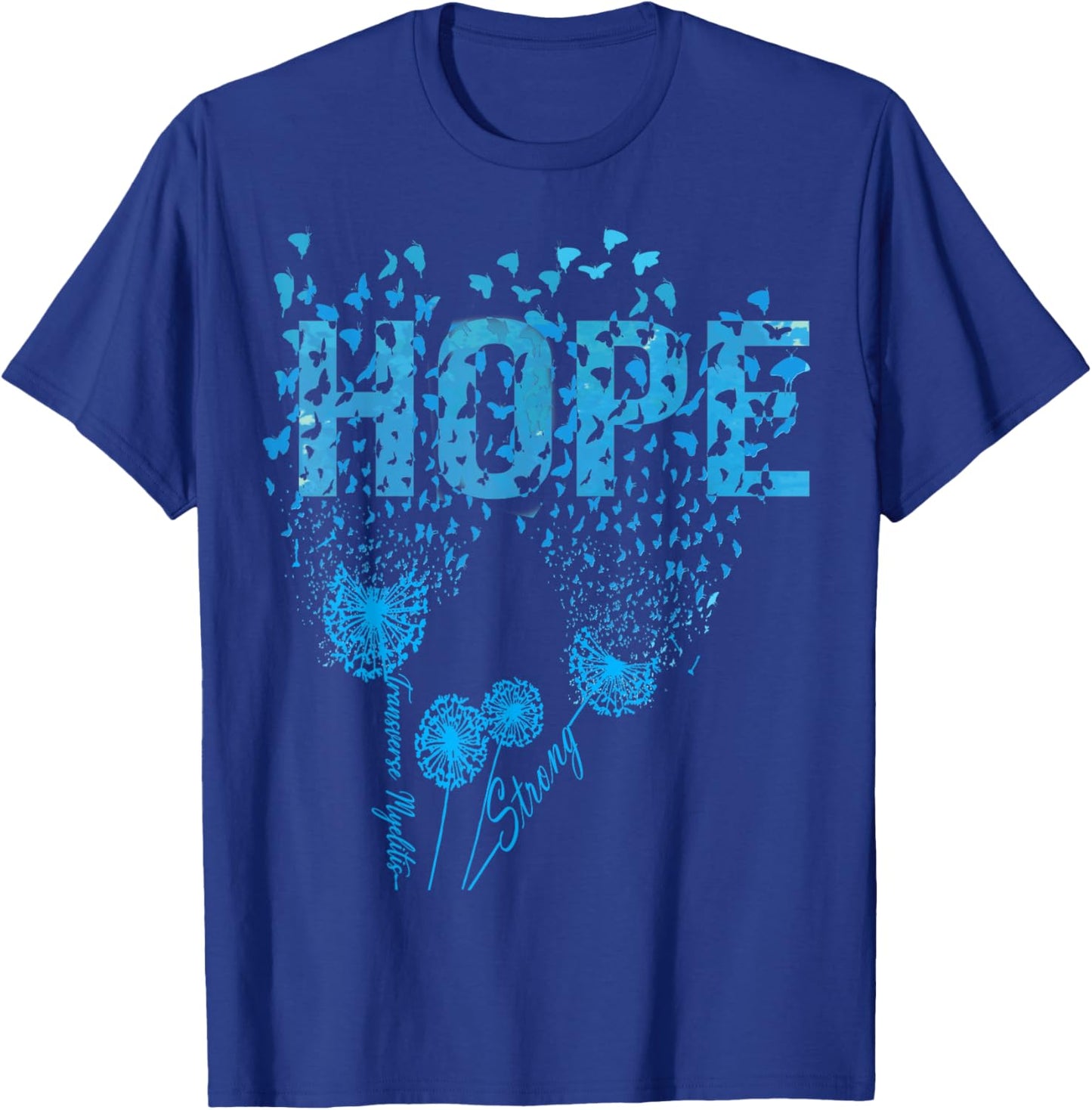 Transverse Myelitis Awareness T-Shirt - T-Shirt | Royal