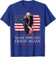 Make Bowling Great Again - Funny Trump Bowling Player T-Shirt - T-Shirt | Royal