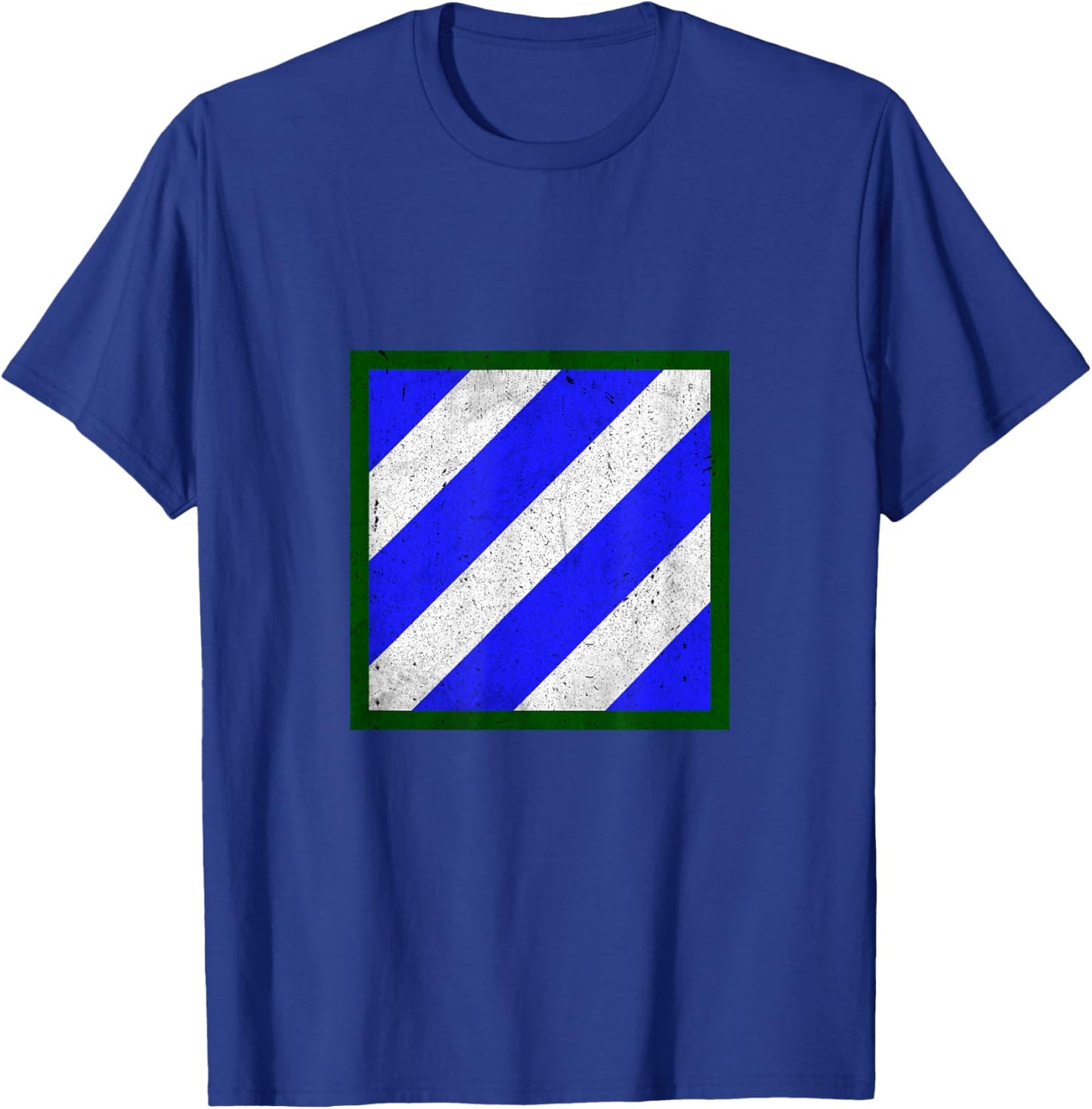 3rd Infantry Division 3ID Distressed Military Veteran Papa T-Shirt - T-Shirt | Royal