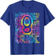 Tie Dye 8th Grade Typography Team Eighth Grade Teacher Gift T-Shirt - T-Shirt | Royal