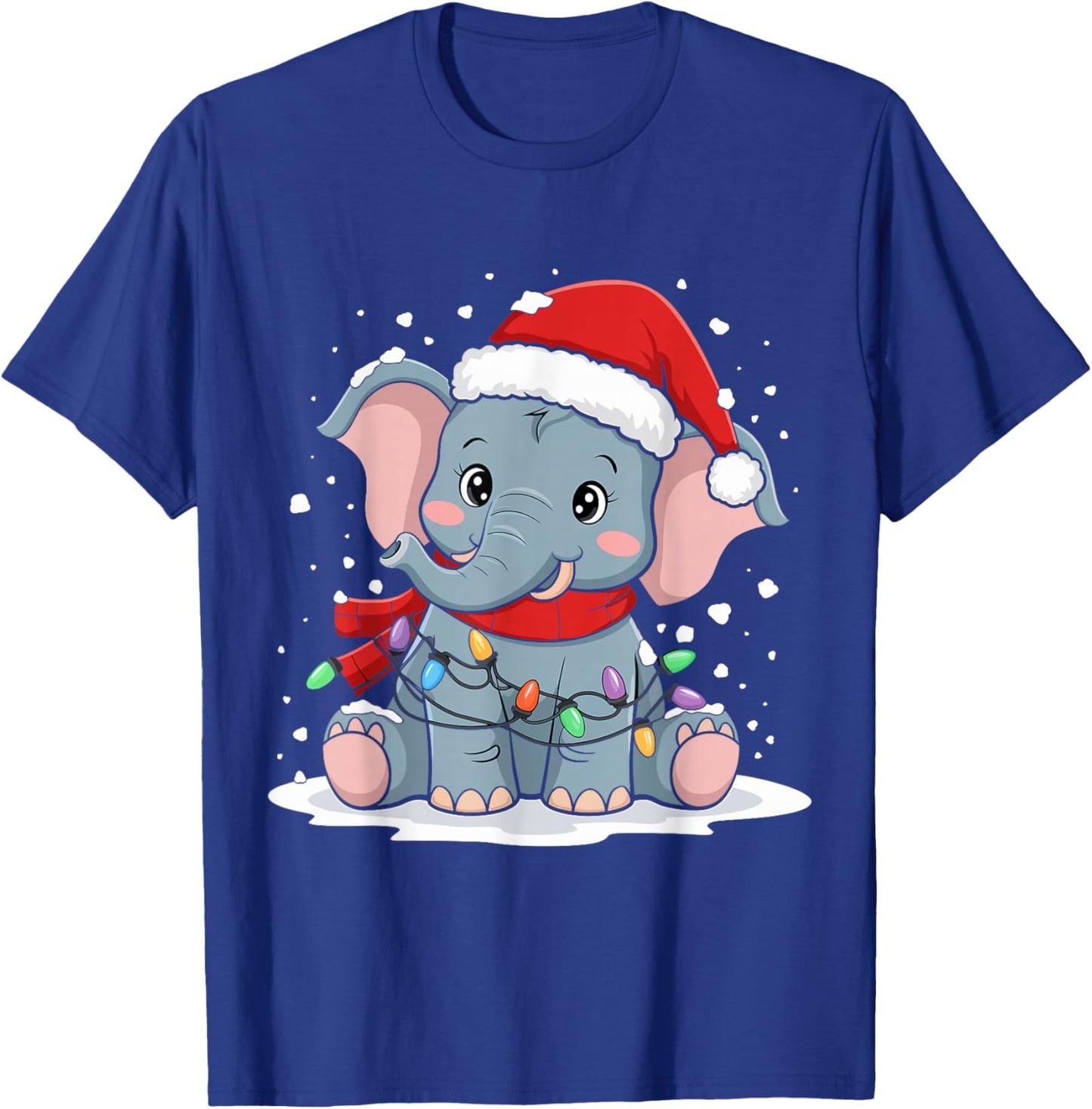 Christmas Elephant T-Shirt - T-Shirt | Royal