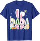 Easter Bunny Dada Spring Eggs Hunting Family Matching Easter T-Shirt - T-Shirt | Royal