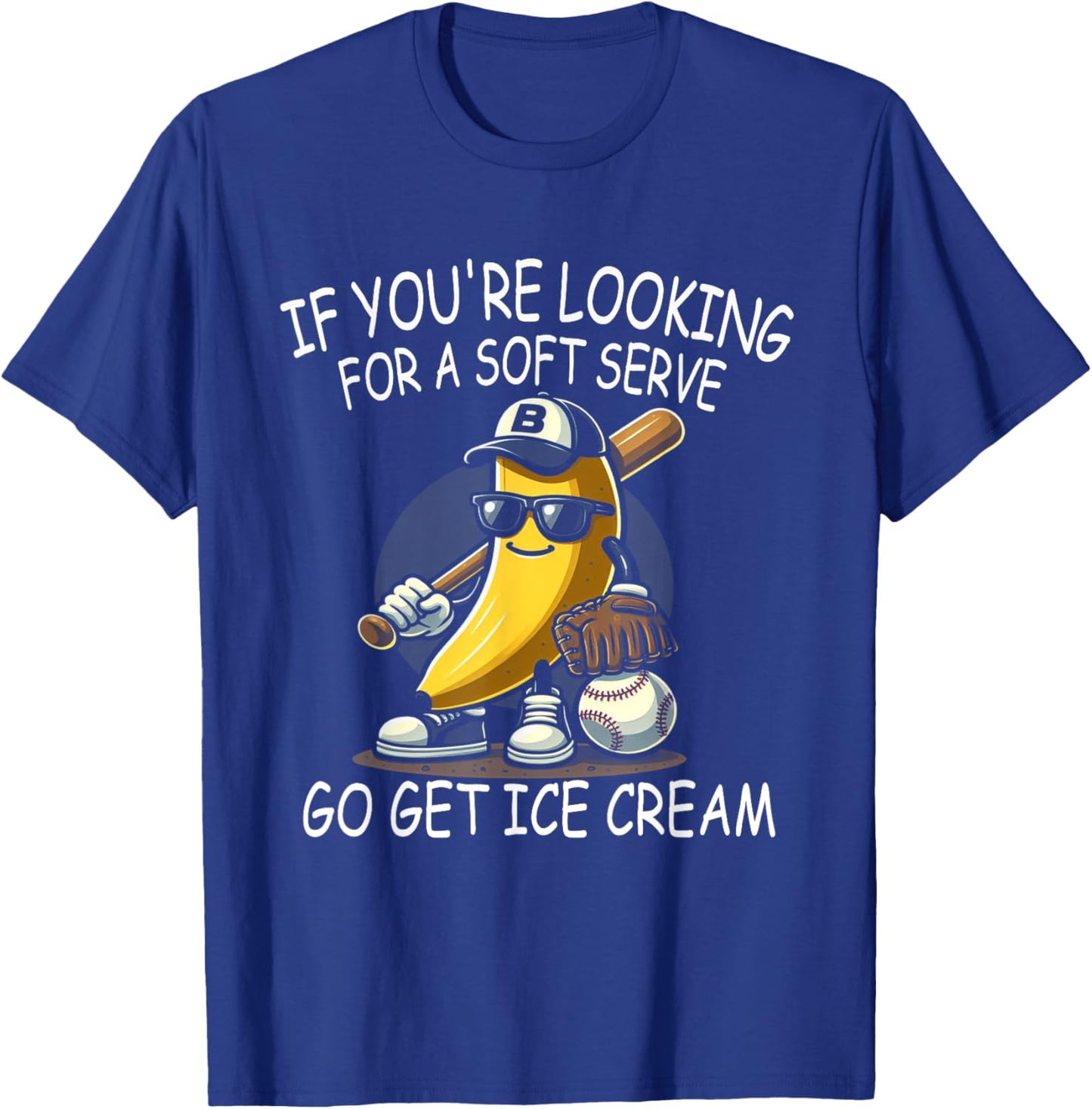 IF You Are Looking For Soft Serve Go Get Ice Cream Women Kids T-Shirt - T-Shirt | Royal