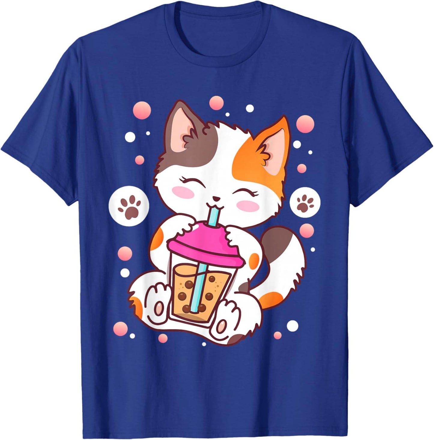 Katze Boba Bubble Tea Anime Kawaii Neko T-Shirt - T-Shirt | Royal