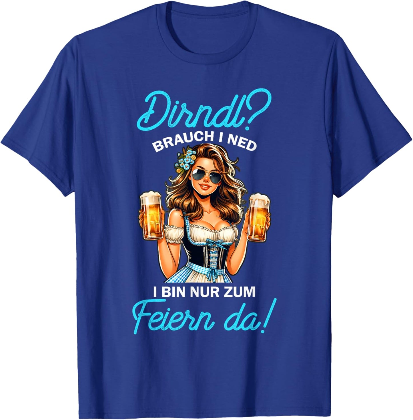 Damen Trachtendirndl für Oktoberfest T-Shirt - T-Shirt | Royal