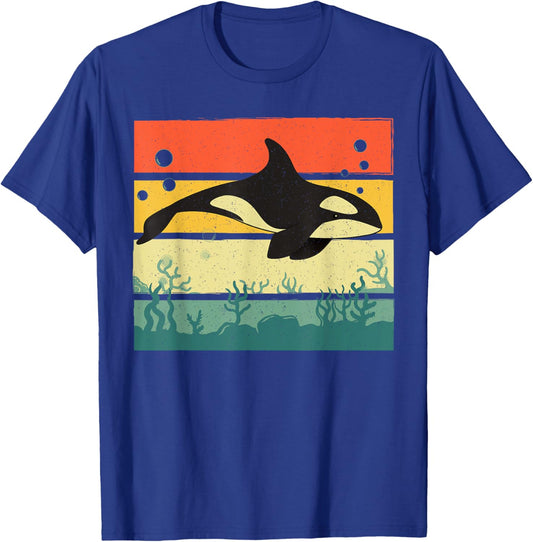 Cool Orca Design Women Kids Killer Whale Orca Lover T-Shirt - T-Shirt | Royal
