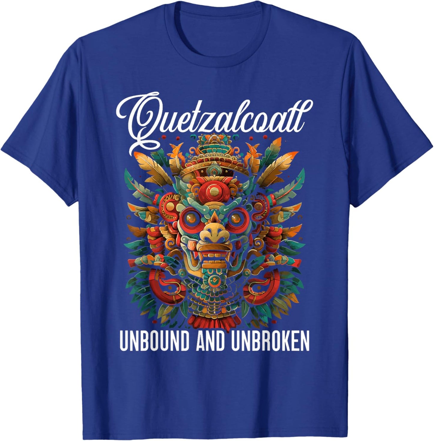 Aztec God Aztec Culture Mayan Indigenous Quetzalcoatl T-Shirt - T-Shirt | Royal