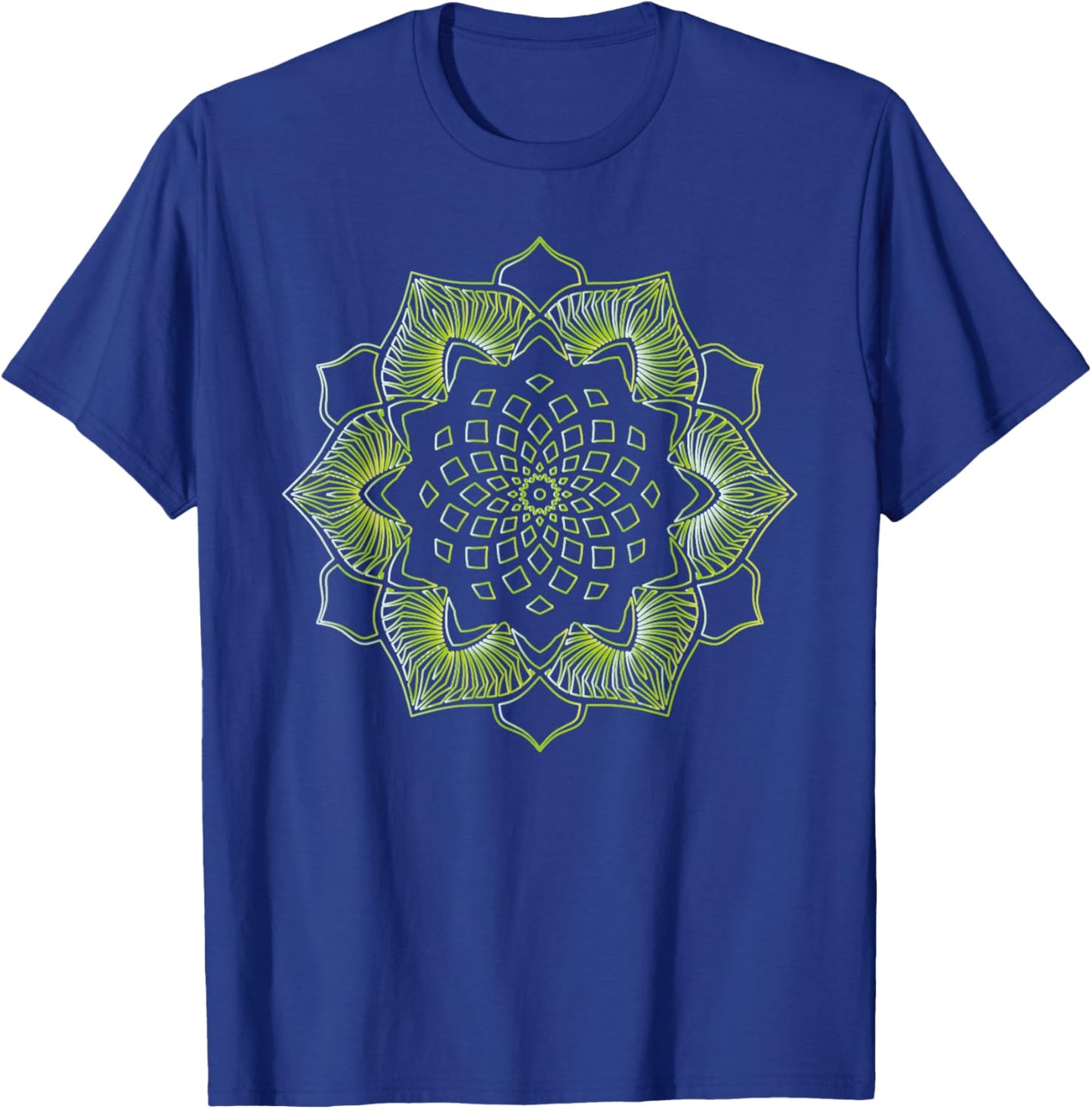 Lotus Mandala Sacred Geometry T-Shirt - T-Shirt | Royal