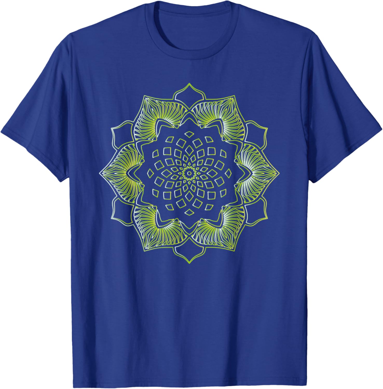 Lotus Mandala Sacred Geometry T-Shirt - T-Shirt | Royal