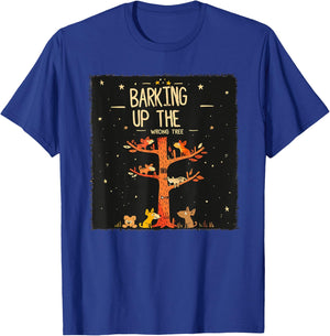 Funny Tree and Dog Idiom Costume for Speech Lovers T-Shirt - T-Shirt | Royal