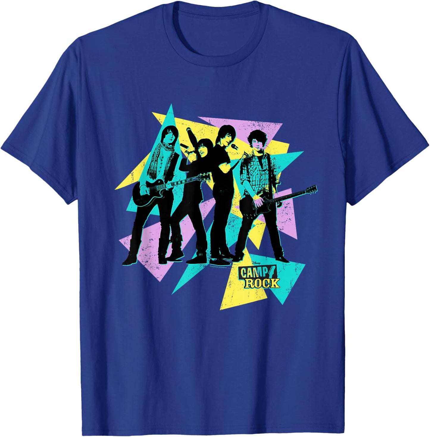 Disney Channel Camp Rock Mitchie Torres and Connect 3 T-Shirt - T-Shirt | Royal