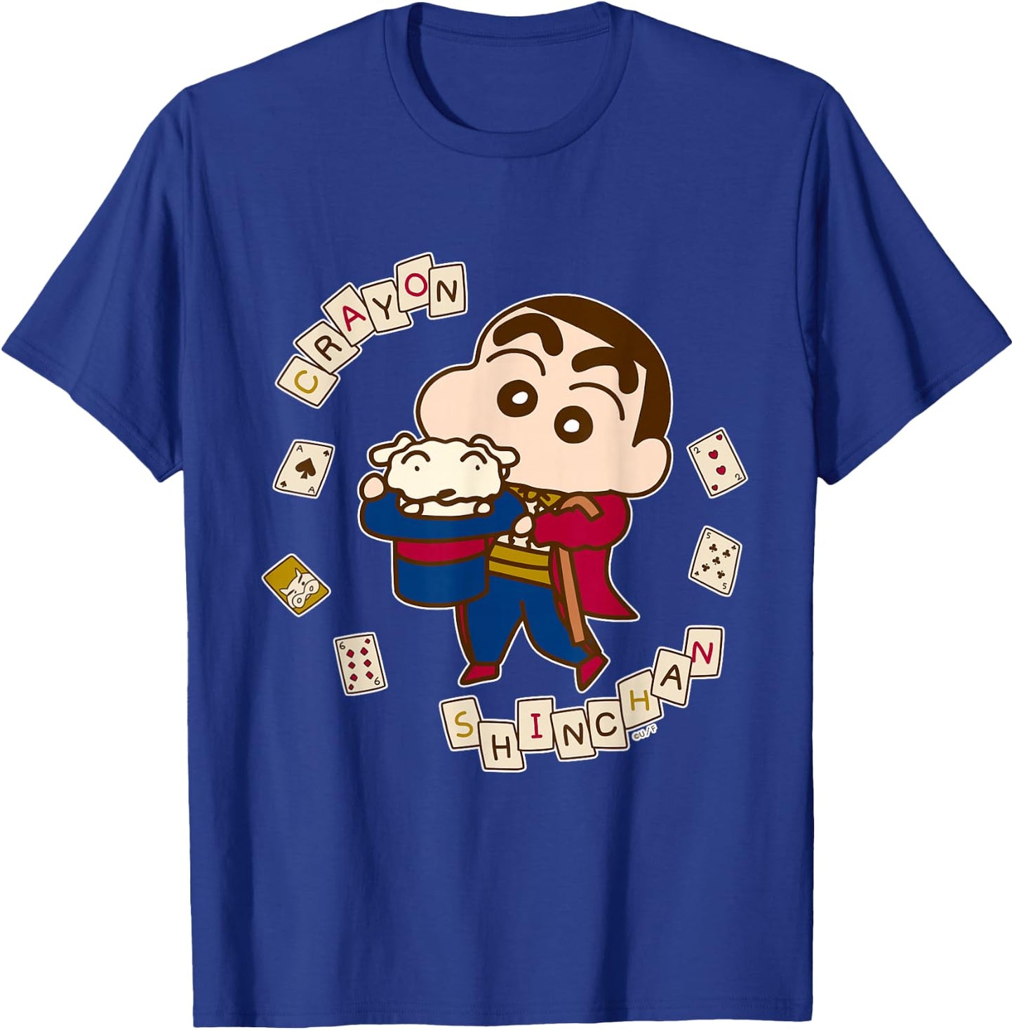 【Manga】Crayon Shin-chan Shin-chan's magic show T-Shirt - T-Shirt | Royal