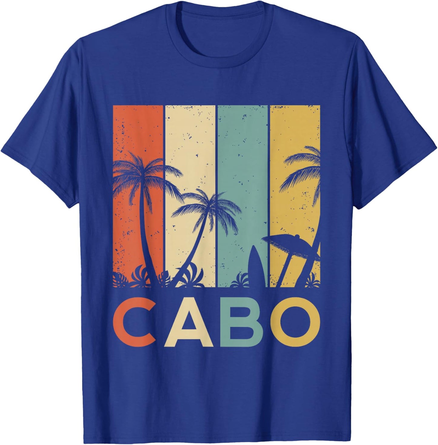 Retro Cabo San Lucas Mexico Tropical Vintage T-Shirt - T-Shirt | Royal