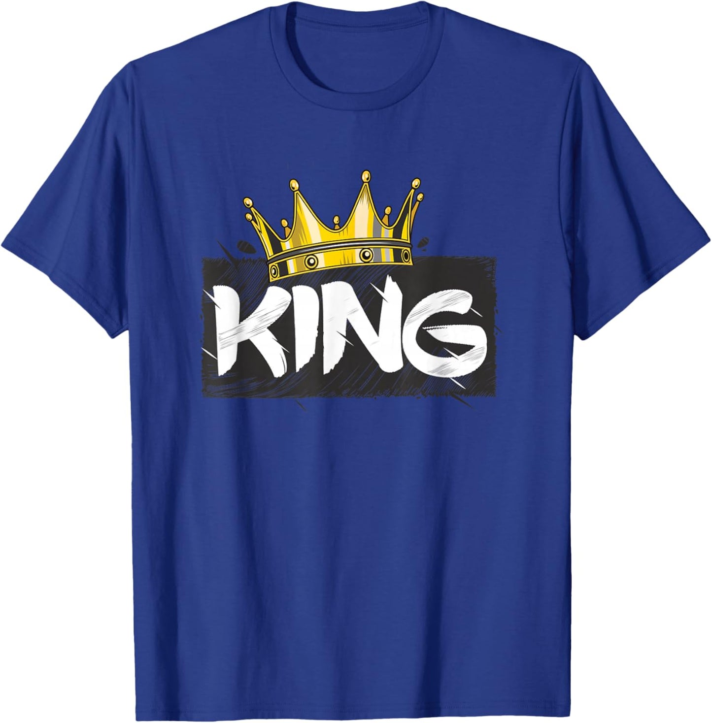 Crown with writing KING T-Shirt - T-Shirt | Royal