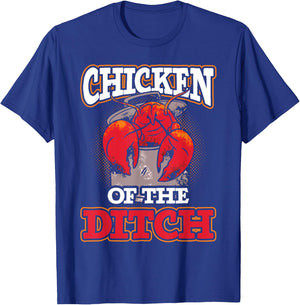 Crawdad Crawfish Festival Chicken of the Ditch T-Shirt - T-Shirt | Royal
