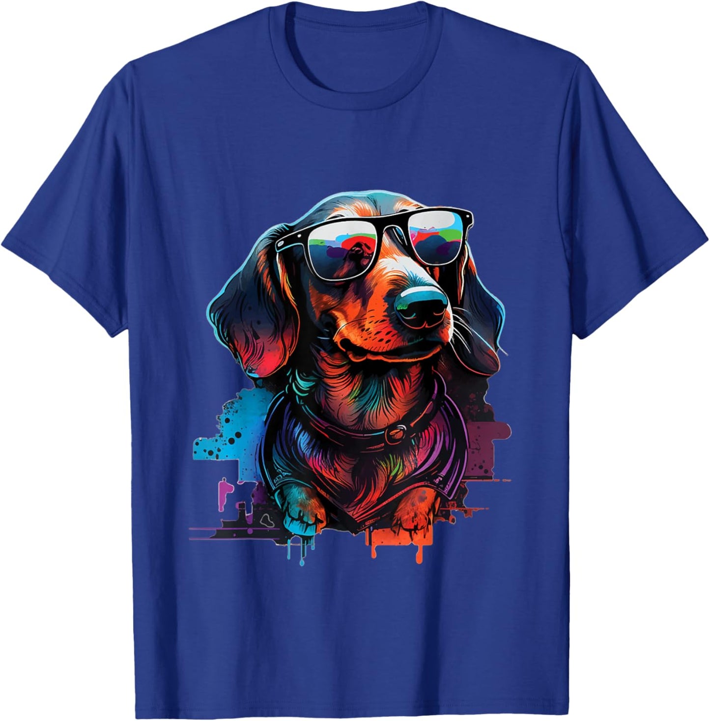 Groovy Dachshund - Wiener Dog Lover Pet Puppy Trainer Women Kids T-Shirt - T-Shirt | Royal
