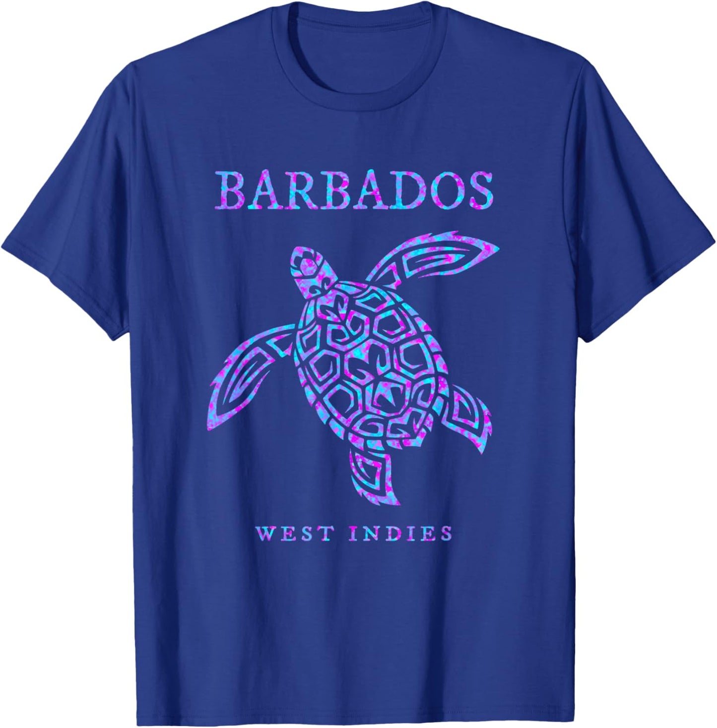 Barbados Sea Turtle Beach Vacation Souvenir T-Shirt - T-Shirt | Royal