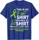 This Is My Fight Shirt Non-Hodgkin Lymphoma Awareness Ribbon T-Shirt - T-Shirt | Royal