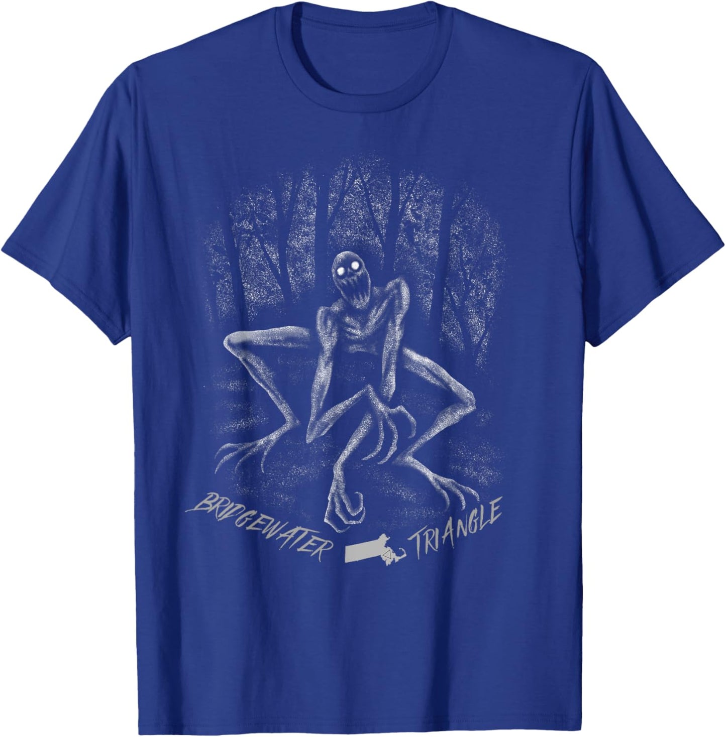 Bridgewater Triangle Massachusetts Haunted Cryptid Souvenir T-Shirt - T-Shirt | Royal