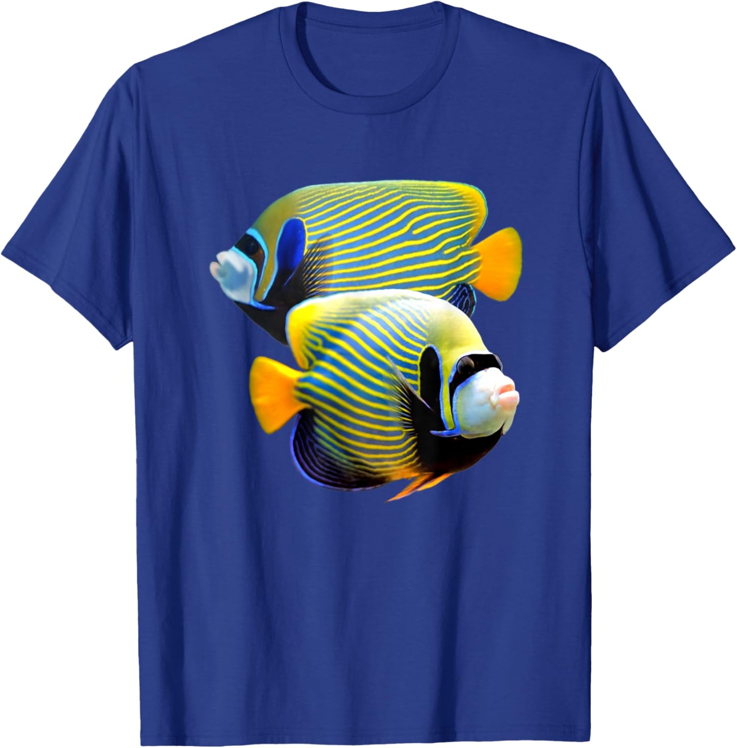 Emperor Angelfish Marine Fish Saltwater Angelfish Ocean Fish T-Shirt - T-Shirt | Royal
